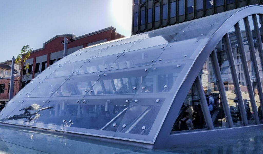 Berkeley BART Plaza Station and Canopies